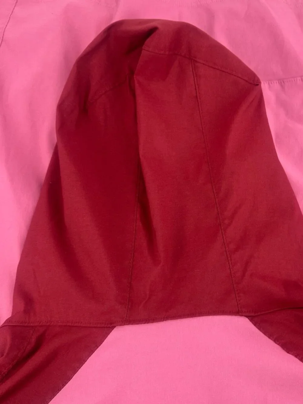 The North Face Jacket XXL Pink Burgundy Half Zip Anorak Hoodie Utility Gorpcore